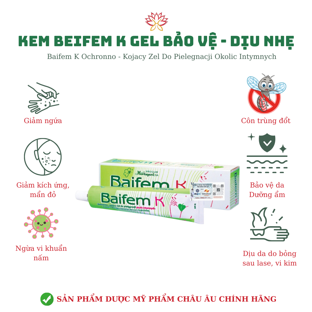 Baifem K Gel bảo vệ - dịu nhẹ