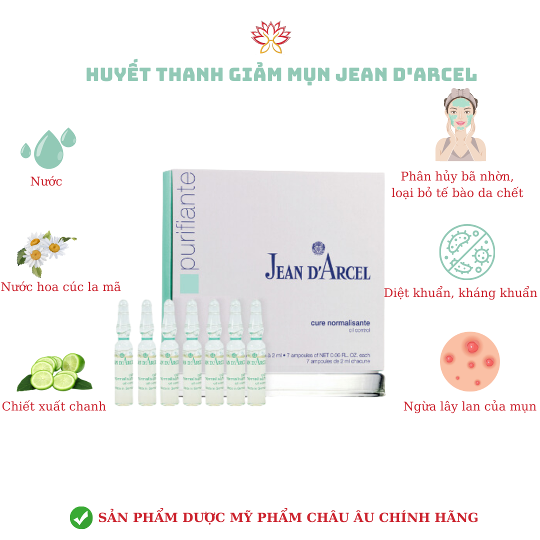 Huyết thanh giảm mụn Jean D'arcel