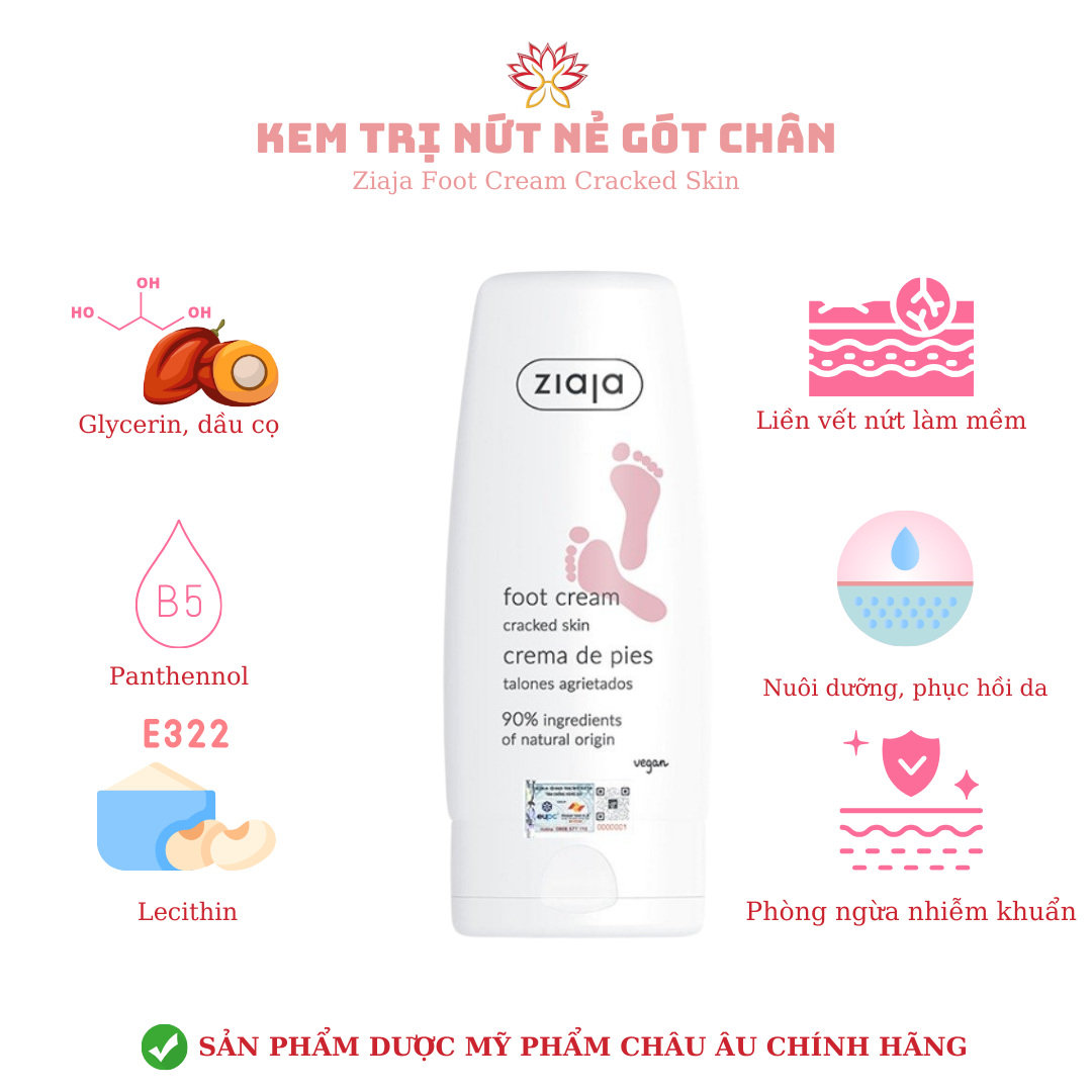 Kem trị nứt nẻ gót chân 