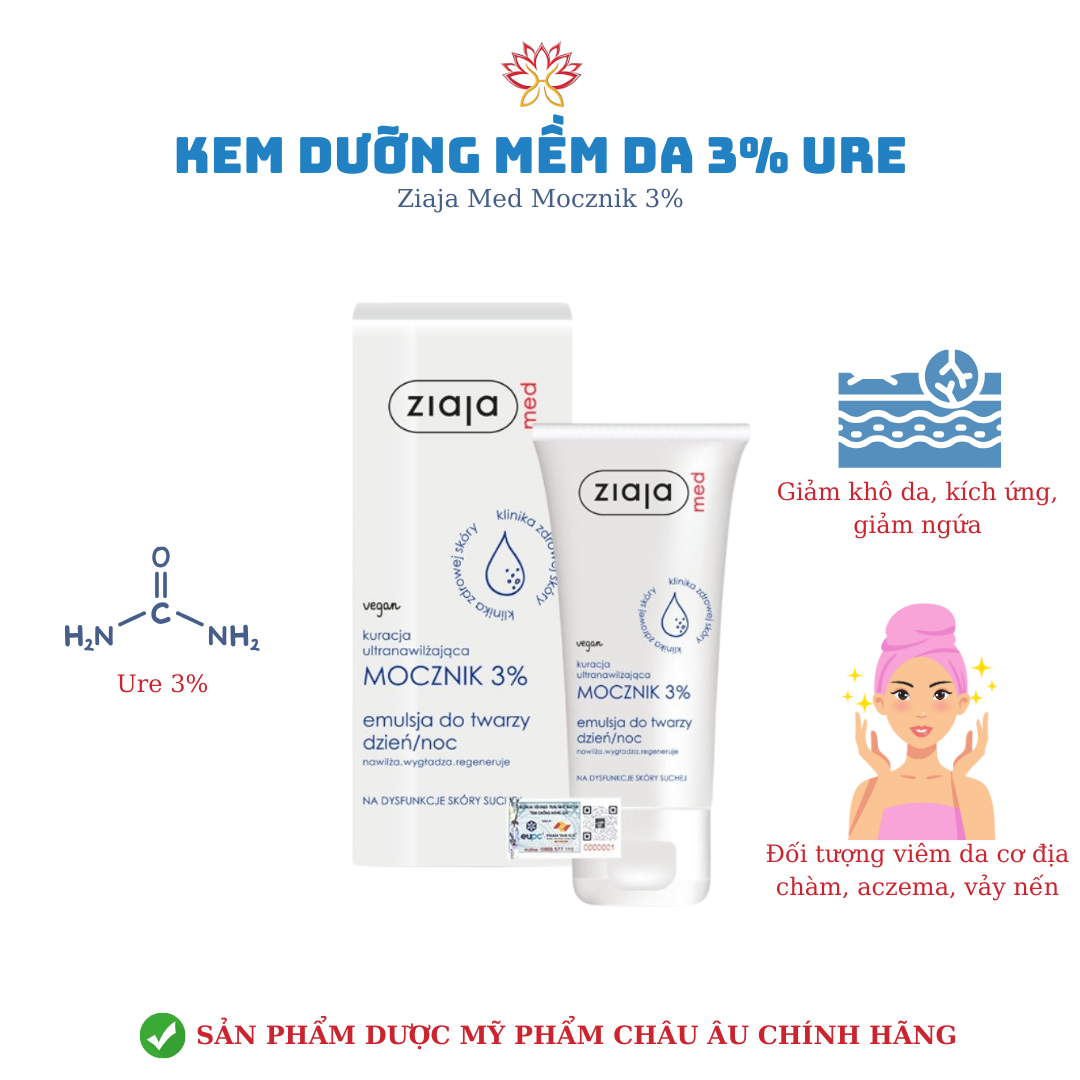 Nhũ tương mềm da 3% URÊ