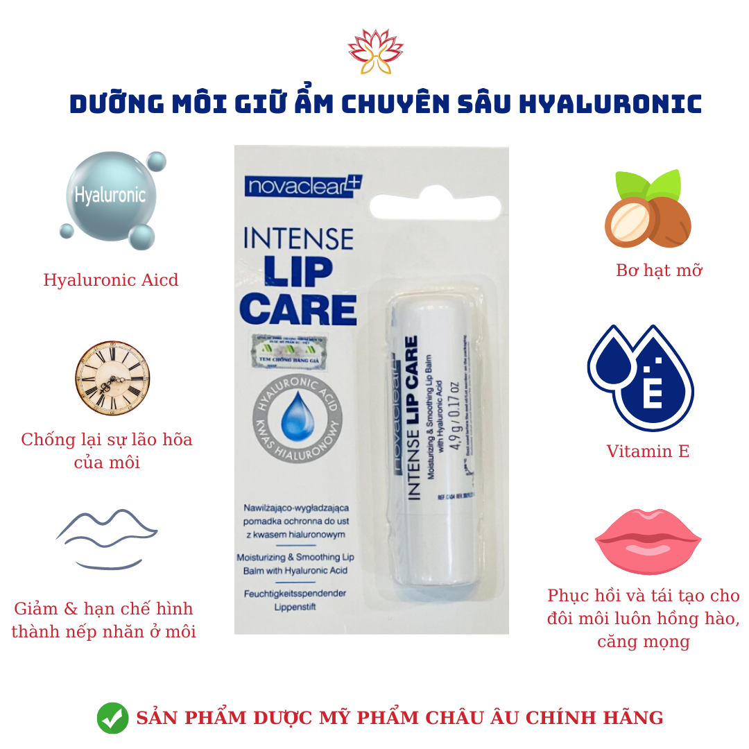 Dưỡng môi giữ ẩm chuyên sâu Hyaluronic