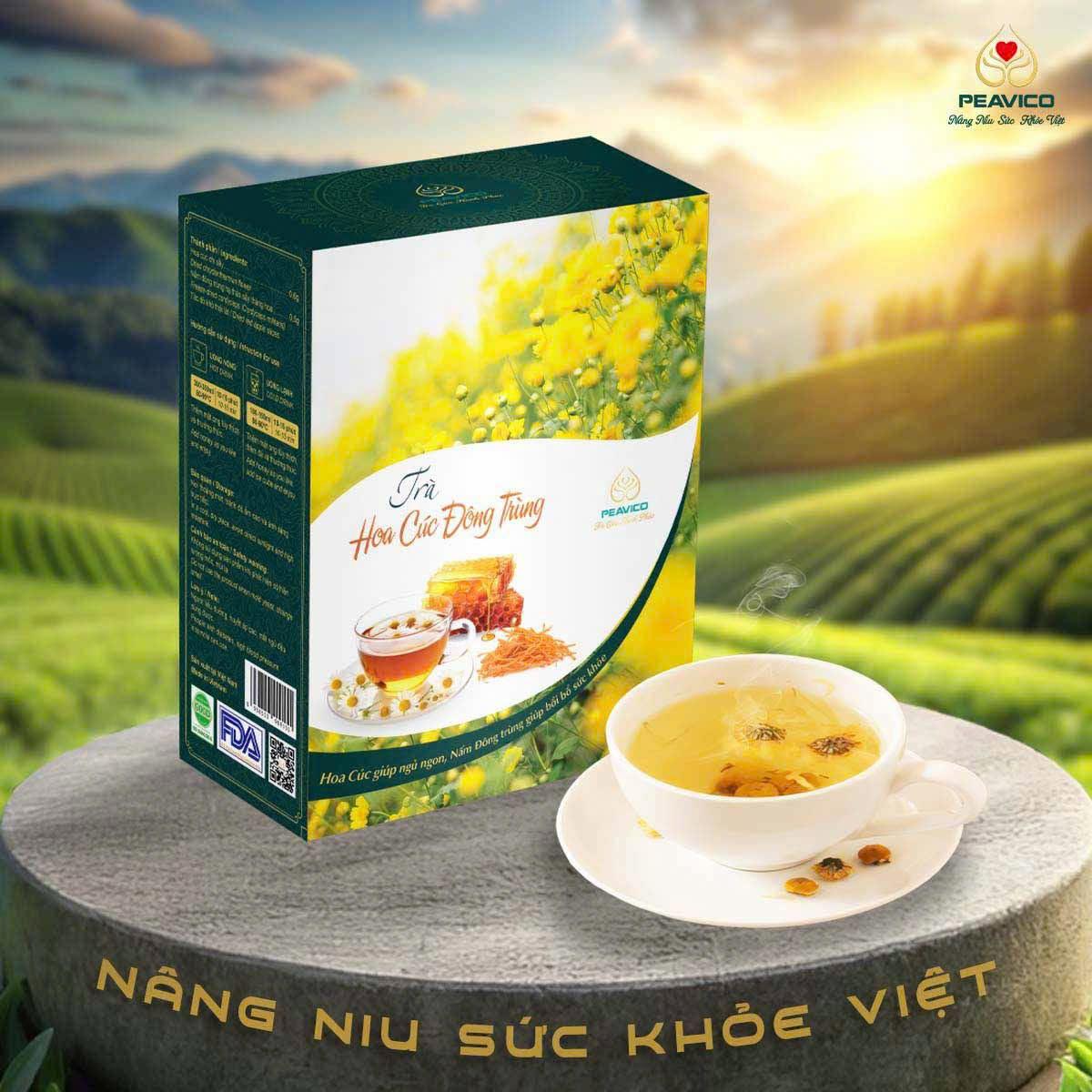 Trà hoa Cúc đông trùng 25 gói