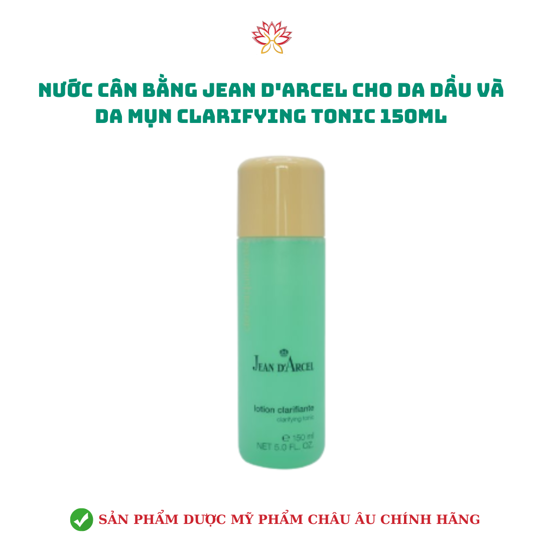 Nước Cân Bằng Jean d'Arcel Cho Da Dầu Và Da Mụn Clarifying Tonic 150ml