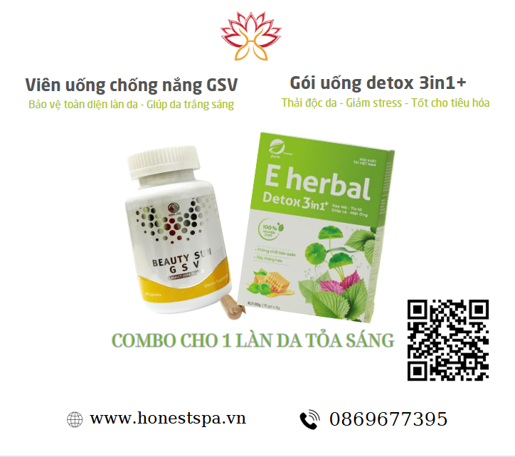 Combo tỏa sáng làn da 
