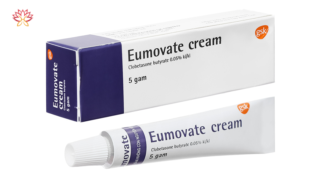 Kem bôi Eumovate Cream 0.05% trị viêm da tuýp 5g