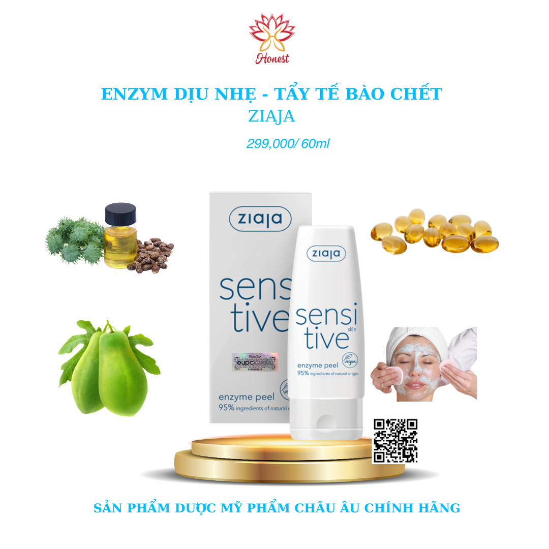 Enzym Dịu nhẹ - Tẩy Tế Bào Chết- Ziaja